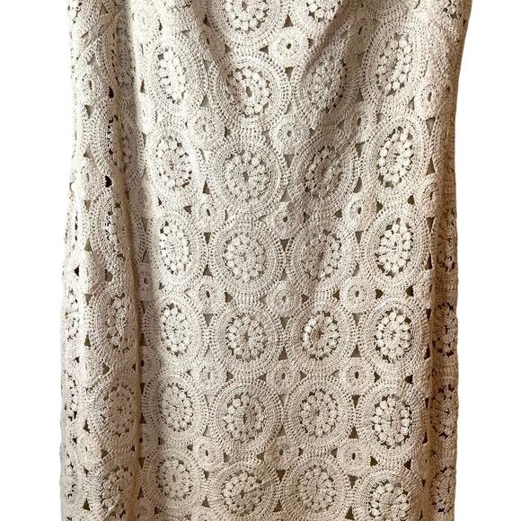 Donna Karan New York Boat Neck Lace Sleeveless Shift Dress Women's Size 16 - Picture 7 of 16